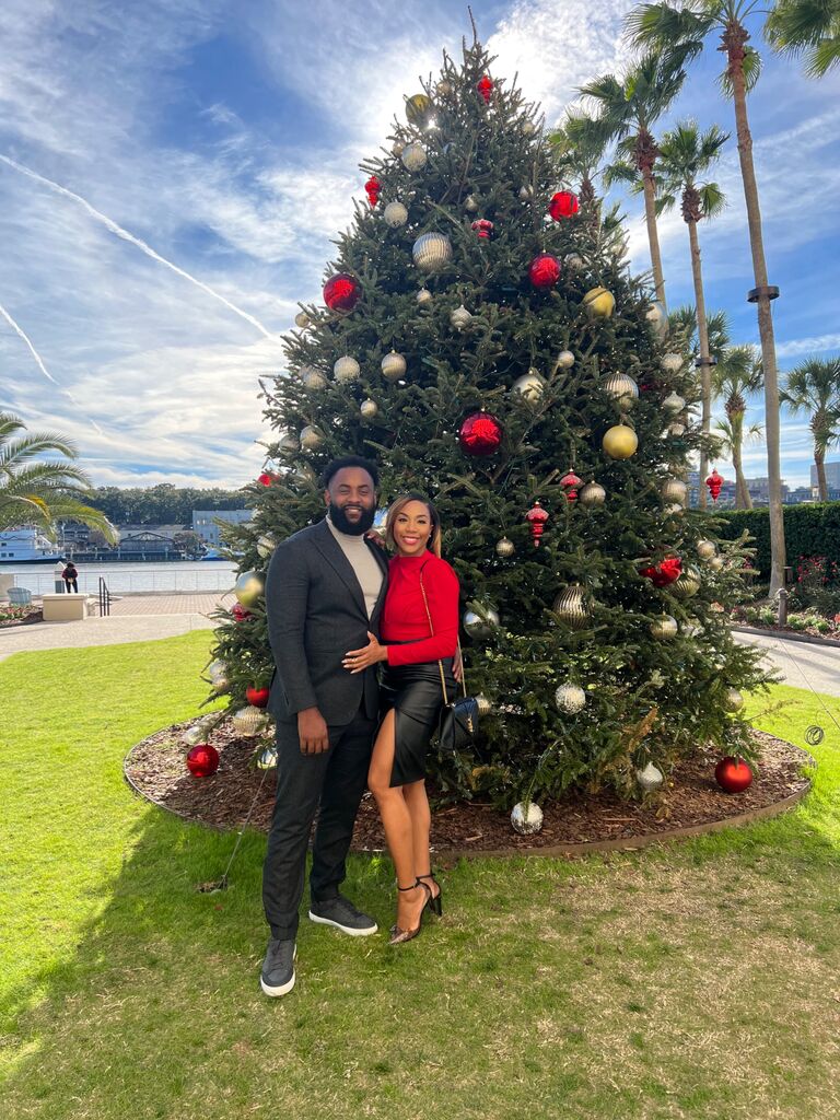 Jasha and Joya spent their first Christmas together at a lovely resort in Savannah, GA. 