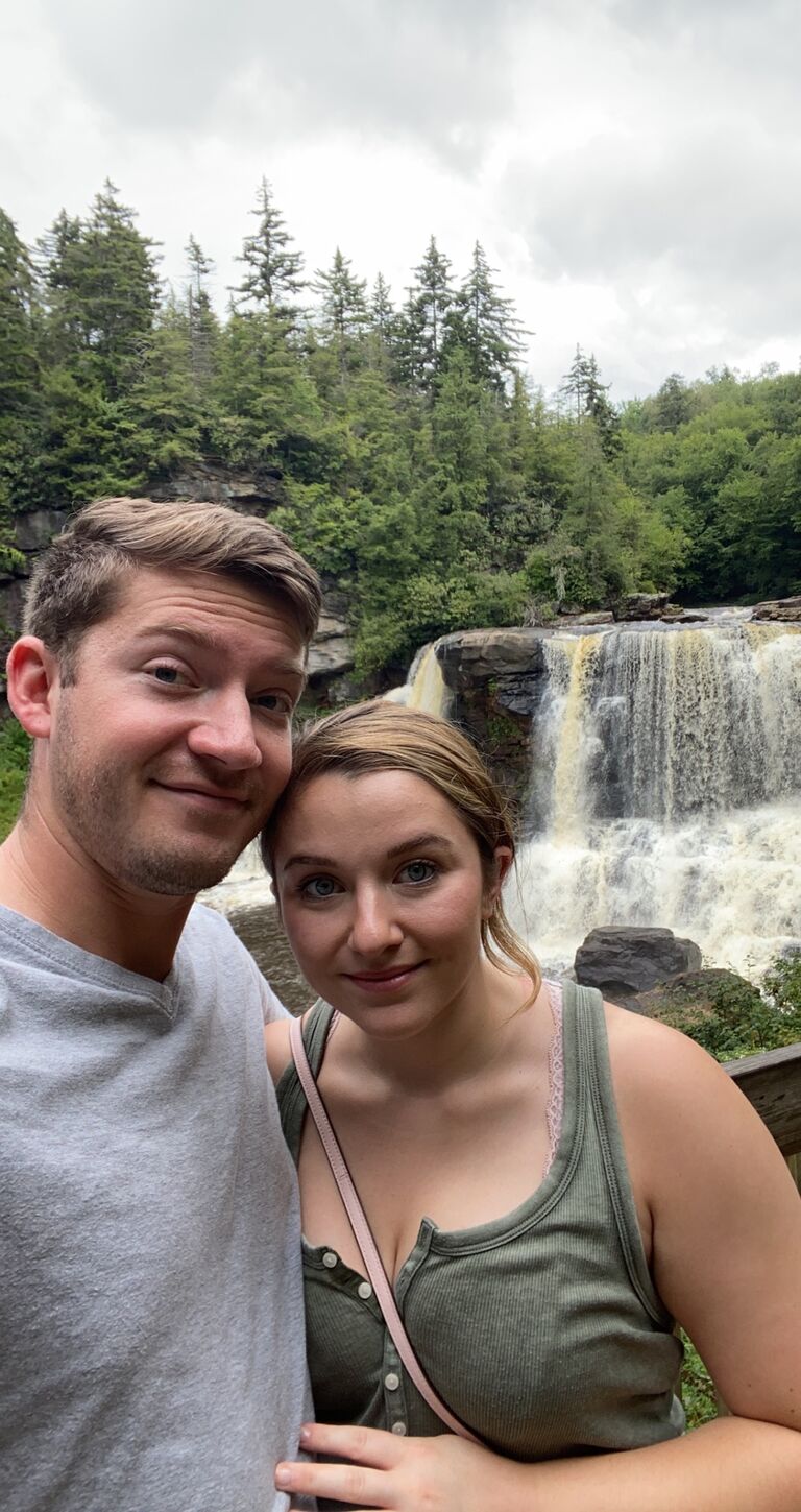 Visiting one of our favorite spots, Blackwater Falls, WV.