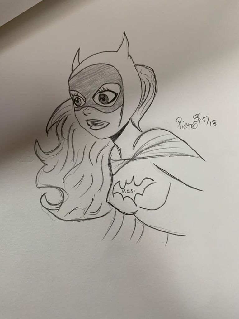 Dibujo por Pietro para su amiga Masi