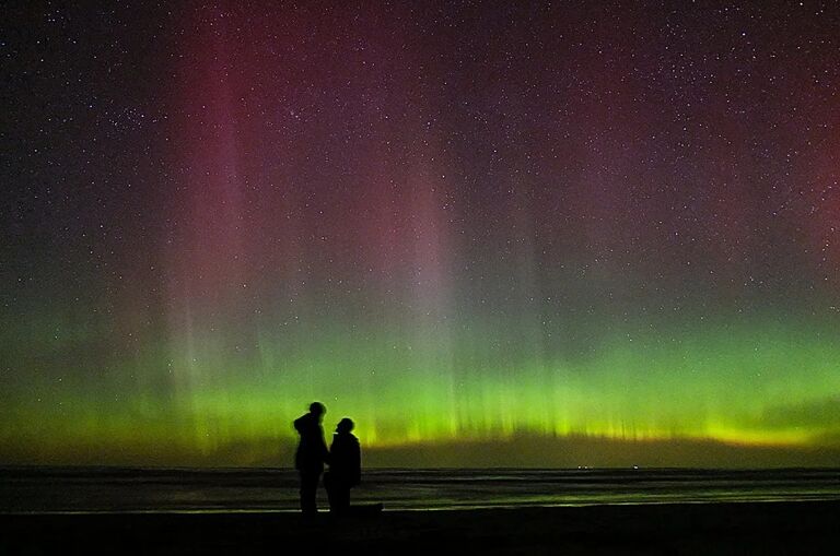 7 years abroad, 30+ countries traveled, and 1 floofy monster later... Andy proposed in Skagen, Denmark under the northern lights.