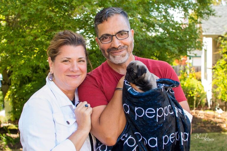 The day we got out baby girl Peppa
