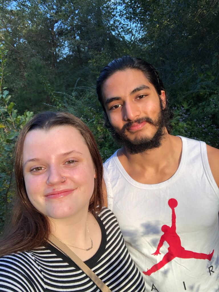 Sarah's first visit to Houston to visit Dev and meet his family