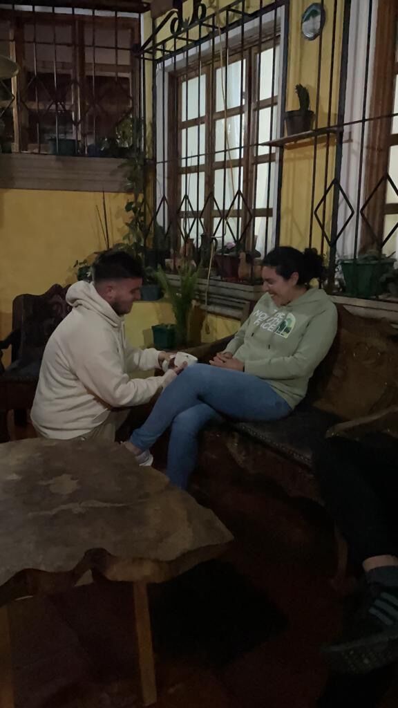Pedida de mano oficial.