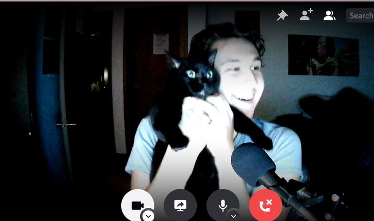 One of many many facetime/discord calls in our two years of long distance