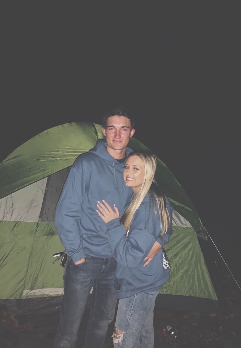 One of our first few dates at SAE's Hayride!
