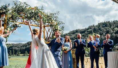 The Barn On New River Southfork Top West Jefferson Nc Wedding