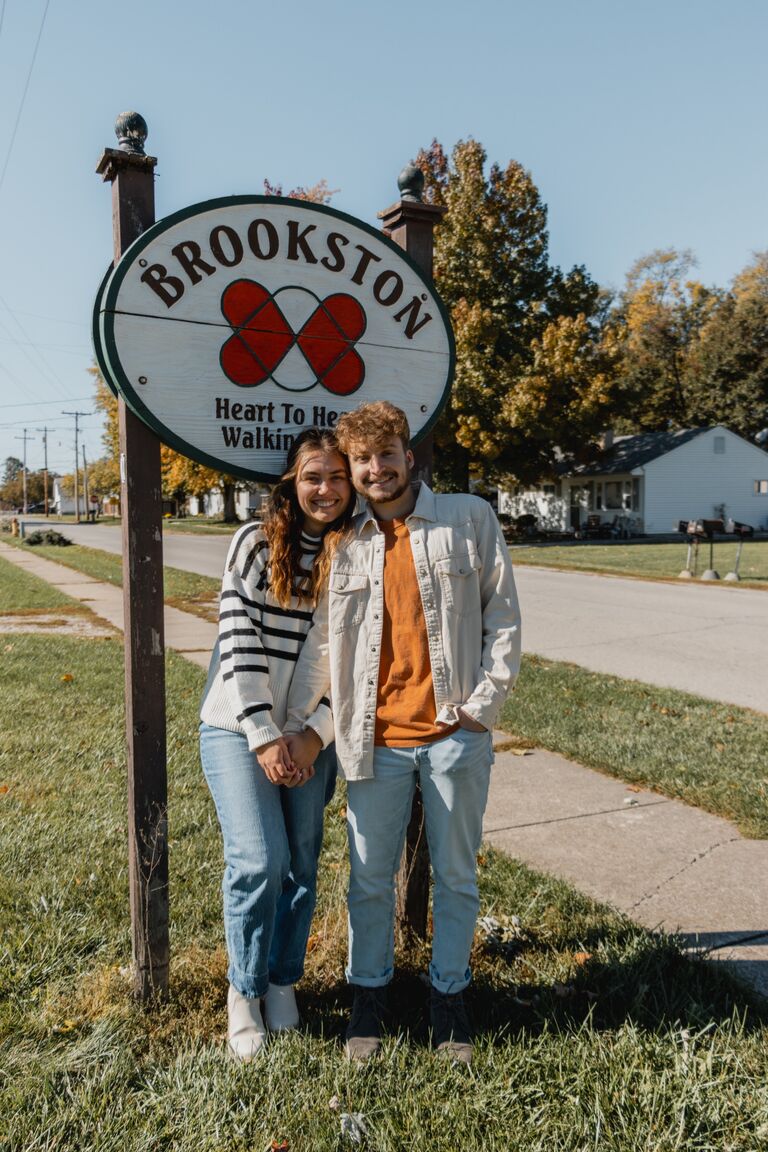 ENGAGED!! He proposed to me on the walking trail where we had our first date and I was so surprised!! The Lord is so kind to us!!