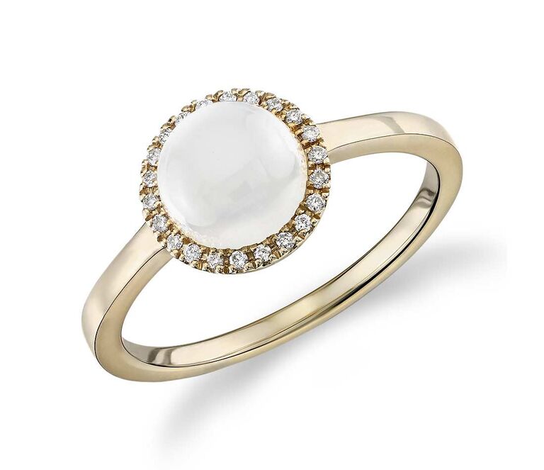 33 Moonstone Engagement Rings You Re Going To Want Right Now