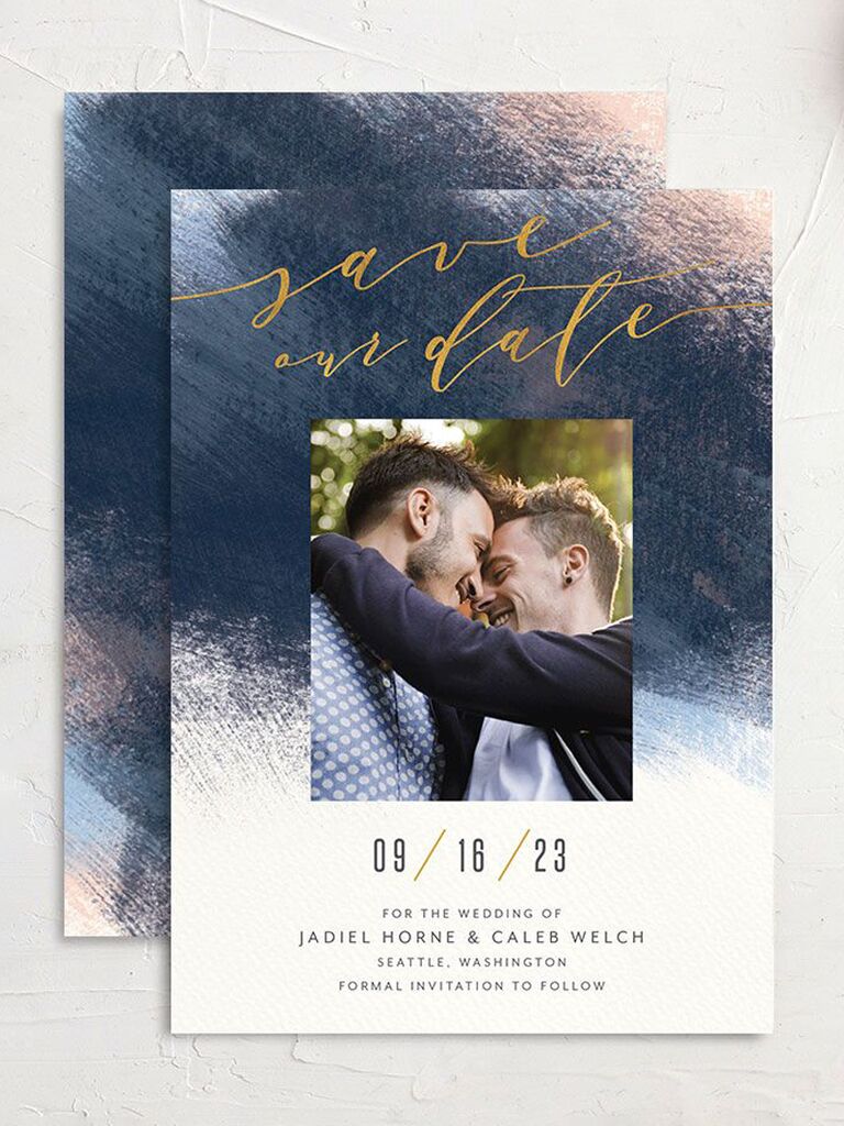 Christmas Wedding Save the Date Cards, Romantic Save The Dates