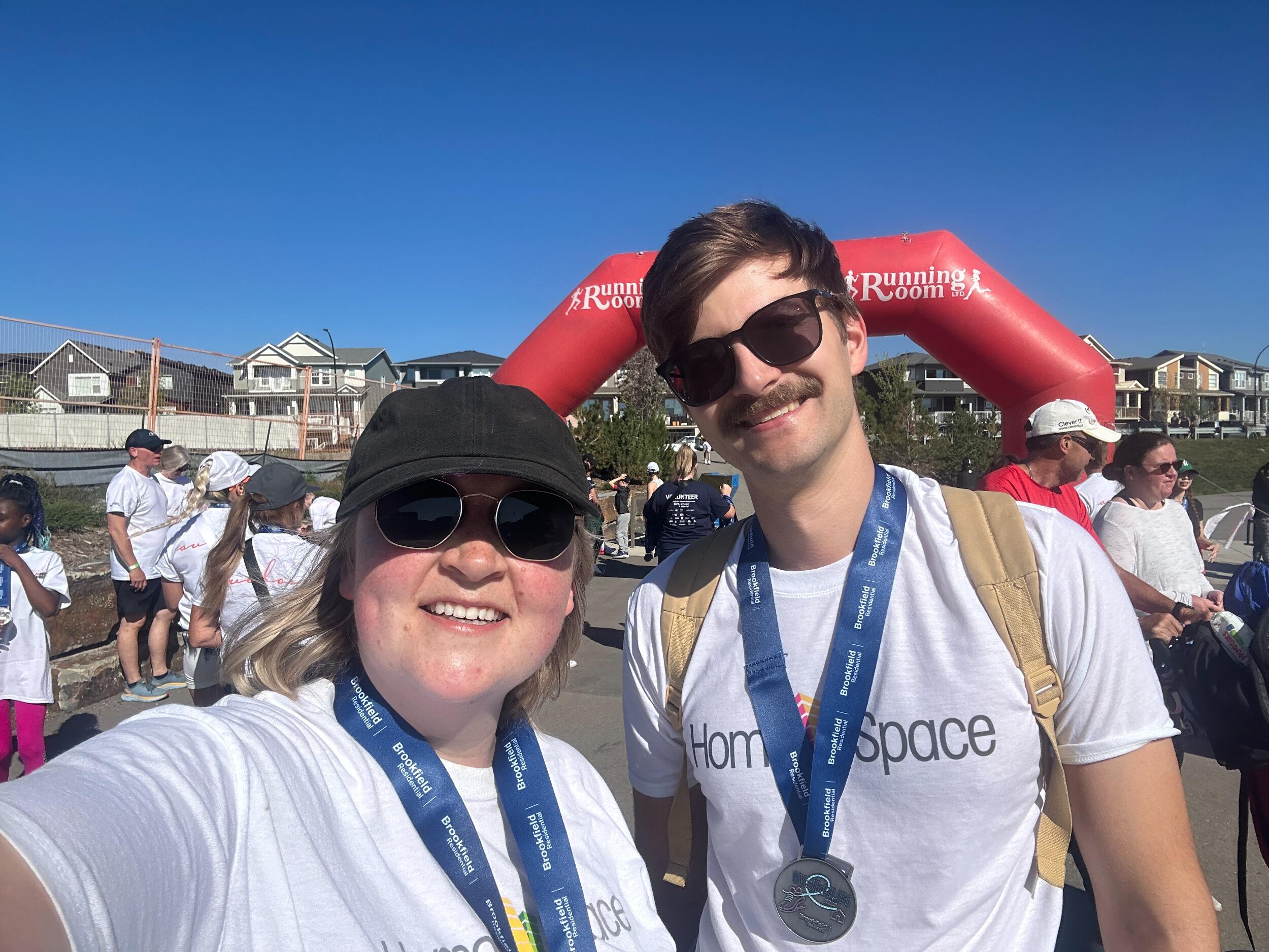 When you work for a charity, you do charity runs on Saturdays.