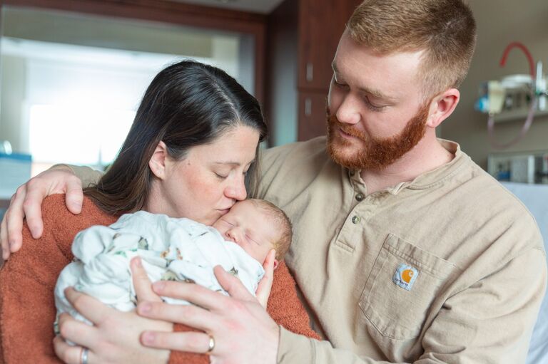 On February 8th 2024 they welcomed their son Rowan into this world.