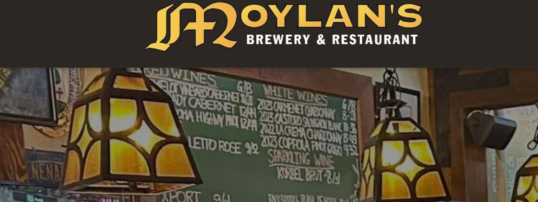 Our first date was at Moylan's in Novato, CA. The original location for the first date was closing by the time we met up so we went to Moylan's nearby.