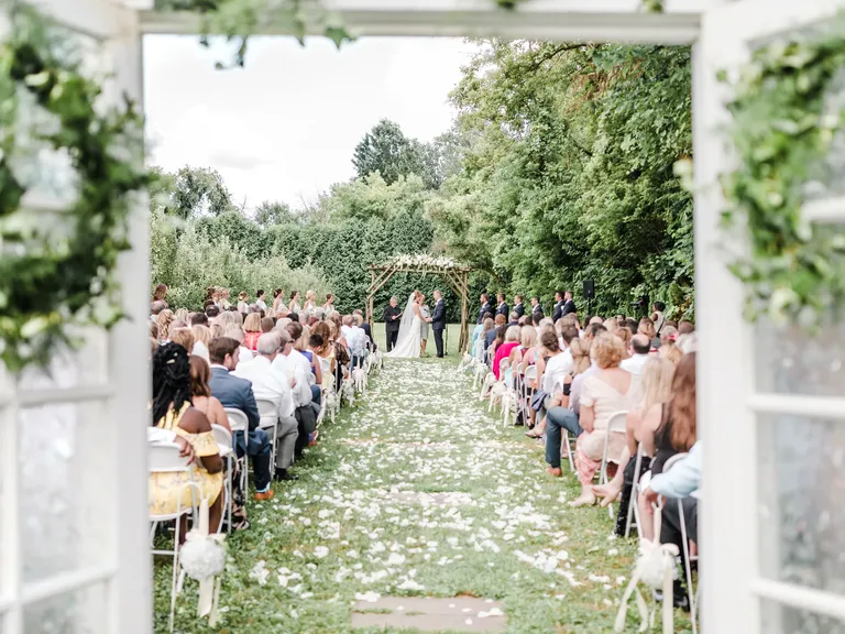 County Line Orchard barn wedding venue in Hobart, Indiana