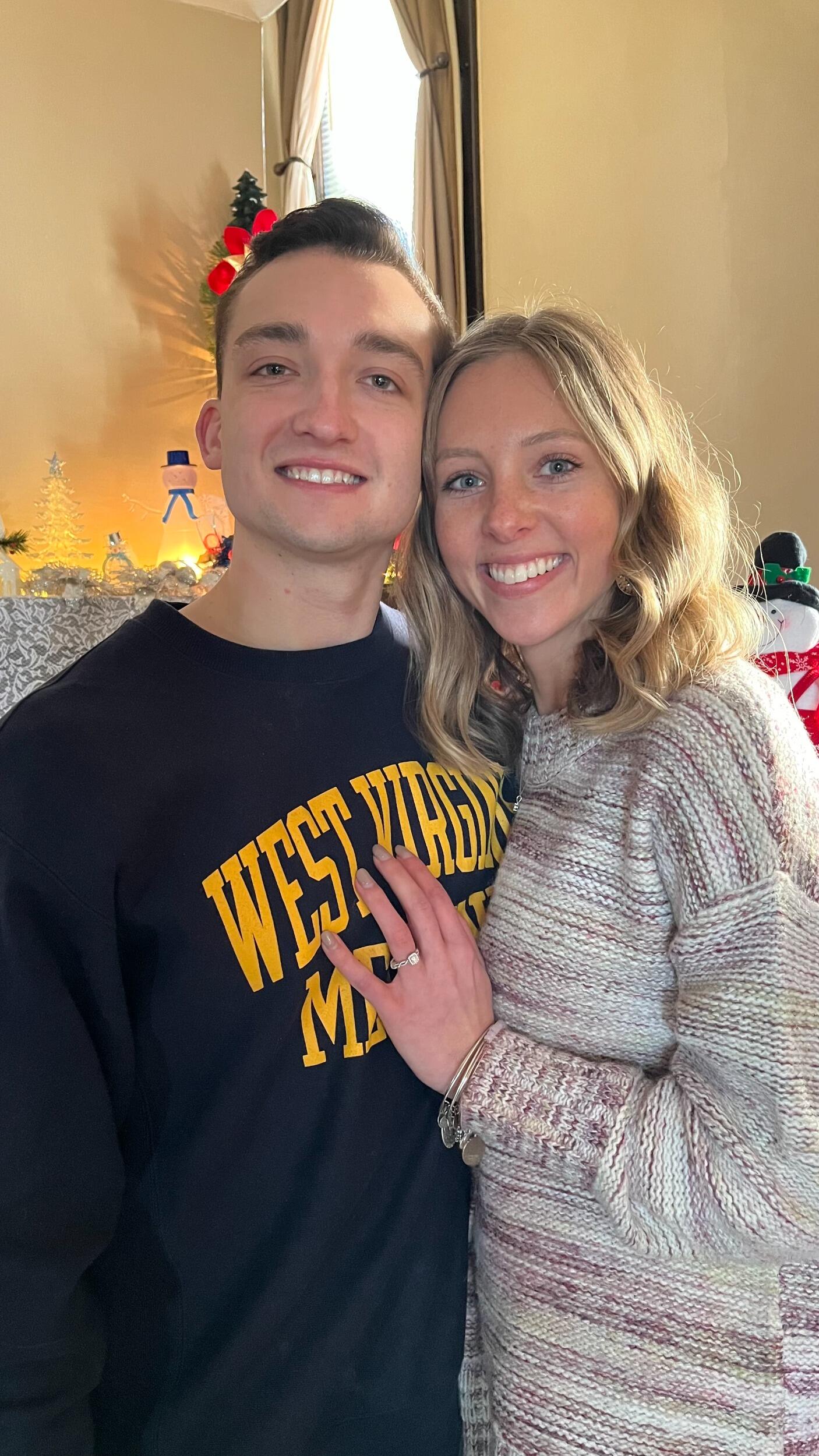 Our 1st Christmas engaged