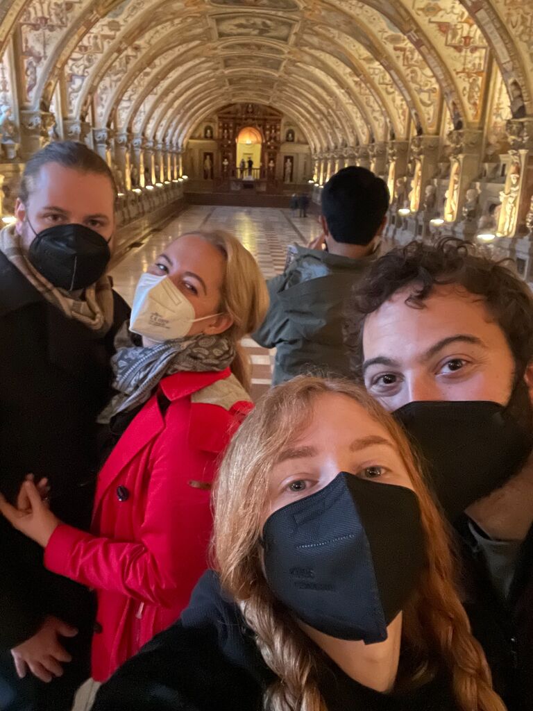 Visiting Lizz's brother and sister-in-law in Germany at the Munich Residenz