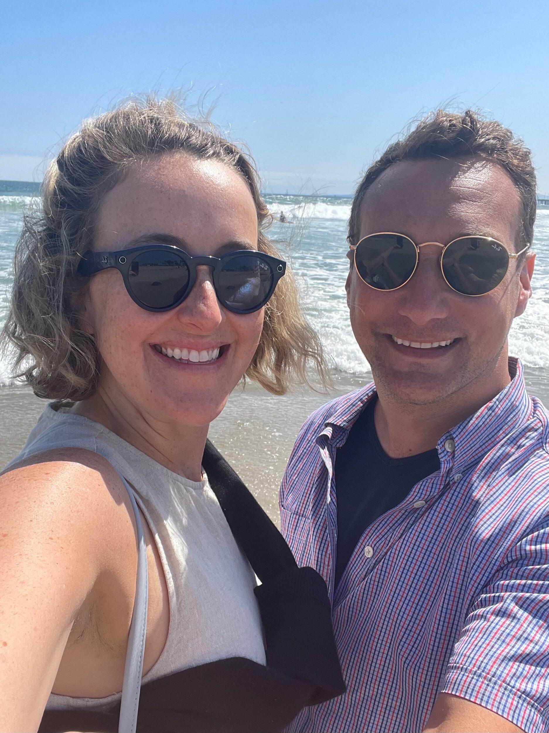 First trip to LA together to visit Eric's family.