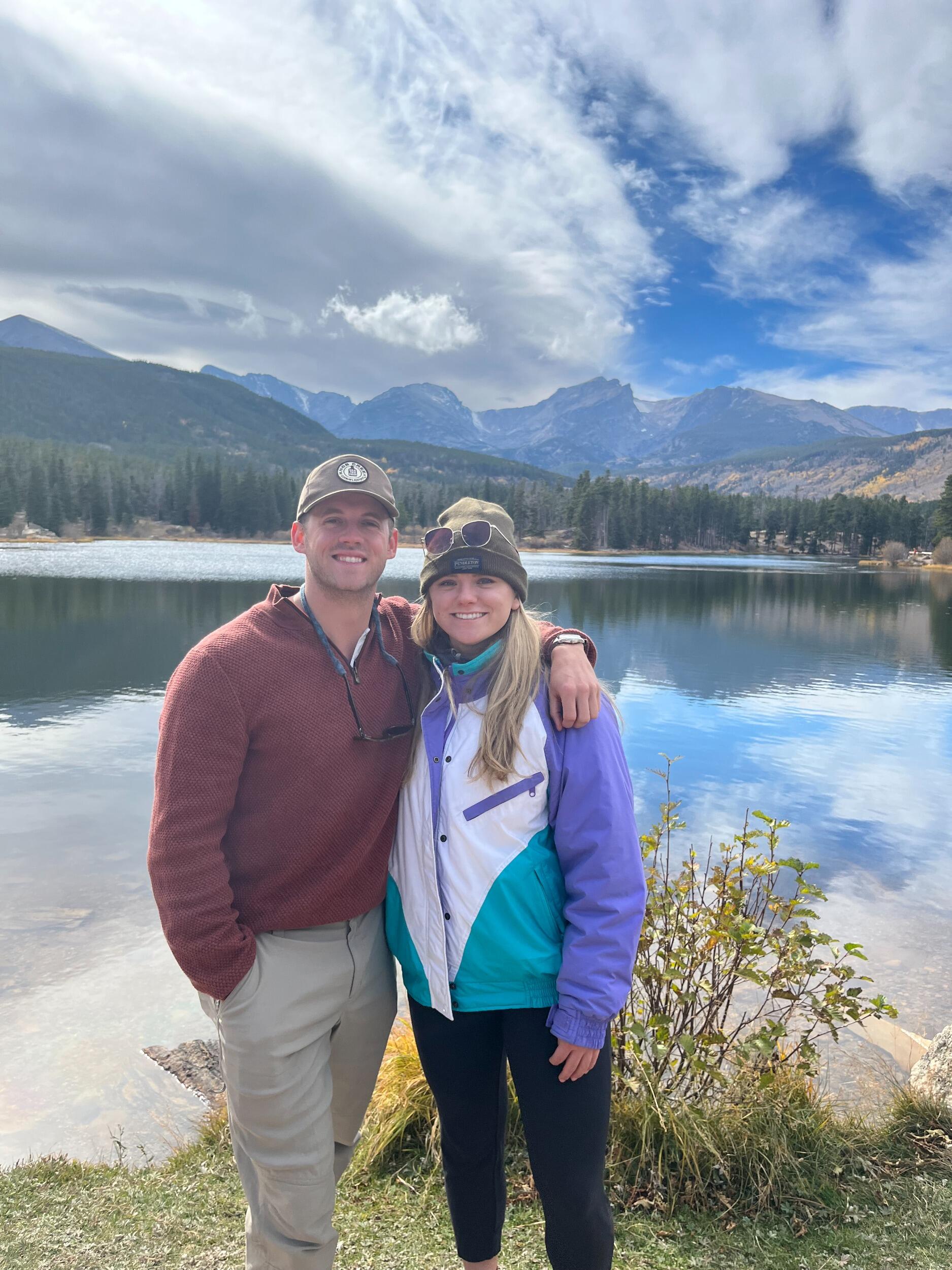 They made many local day trips to beautiful places like Rocky Mountain National Park for outdoor activities.