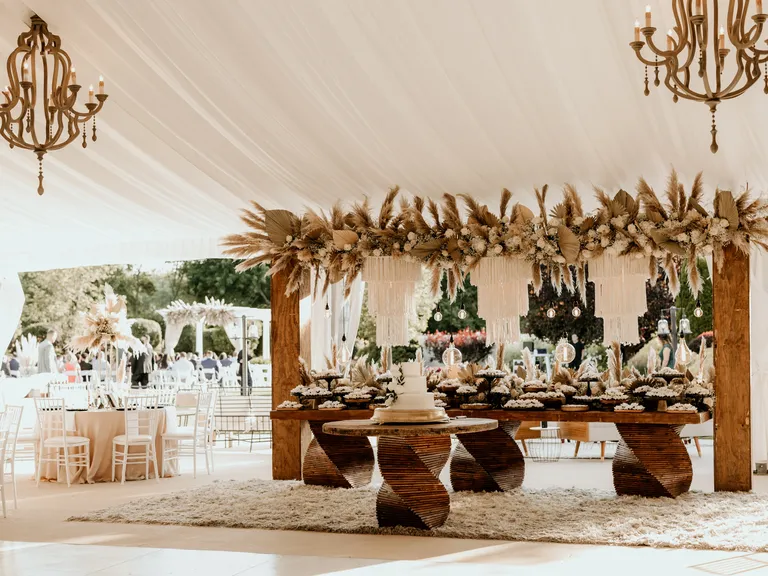 The Villa fall wedding venue in East Bridgewater, Massachusetts
