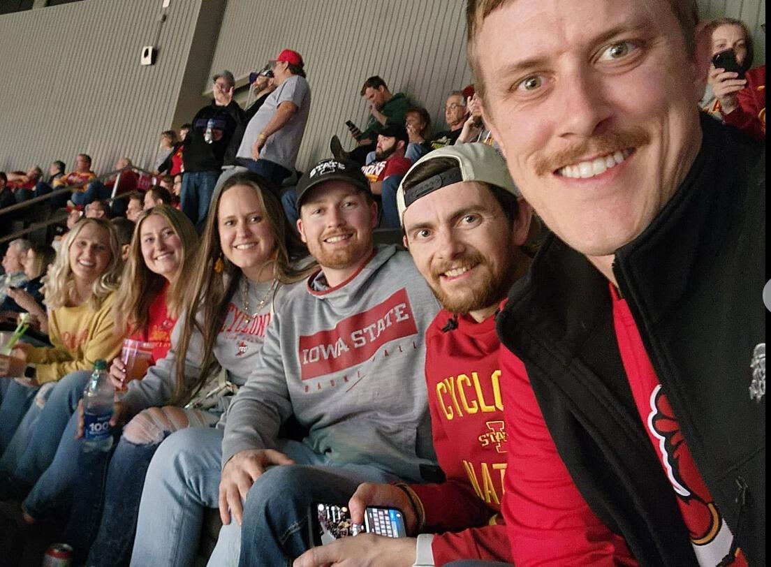 Big 12 tournament with friends.