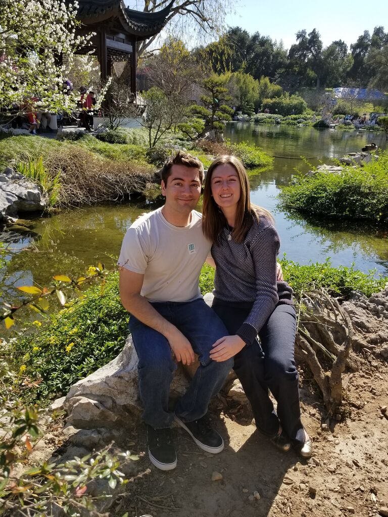 First trip to the Huntington Garden's - where Nik would later propose in October 2020. The Instagram caption: "I love the Huntington Gardens. And you're not too bad either". 