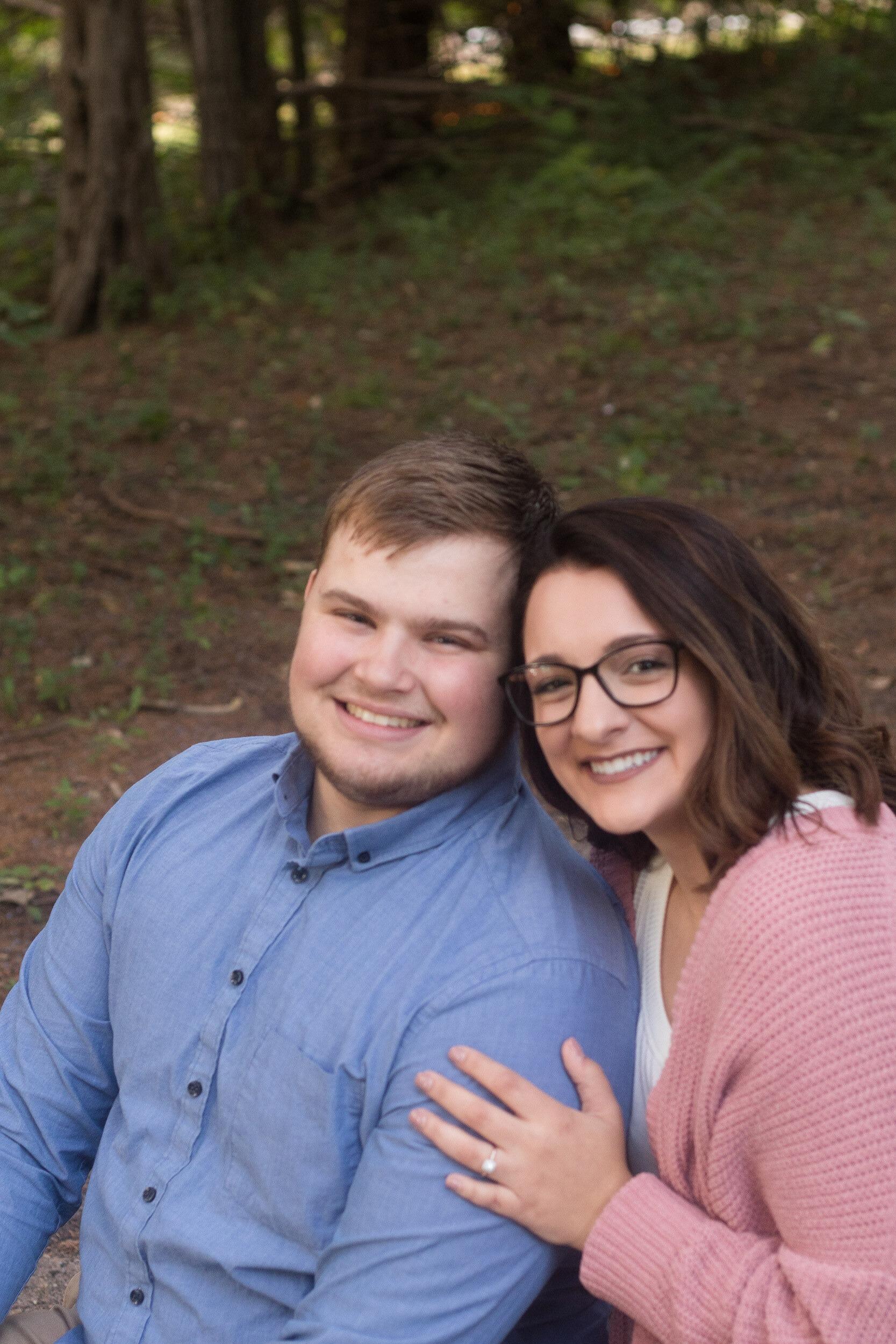 Jacob proposed at family pictures and Cassidy of course said yes!