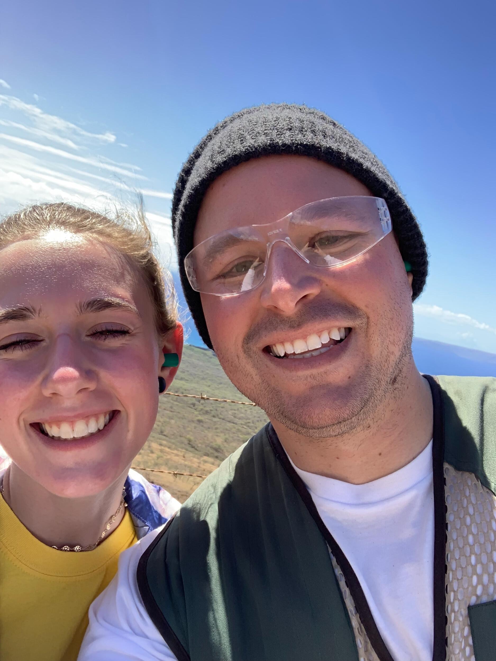 A time when our relationship was beginning to blossom. This was our first trip to Maui, Hawaii, and the first time we shot shotguns together. 