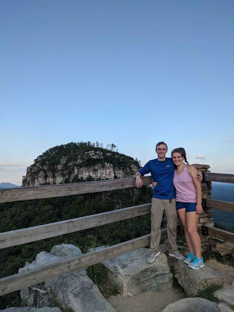Went on a hike with some friends! 