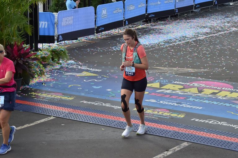 Oh yeah... Becca was supposed to sign Colin, his dad and her up for a half marathon... oops it sold out so she made the executive decision to do a full marathon. 