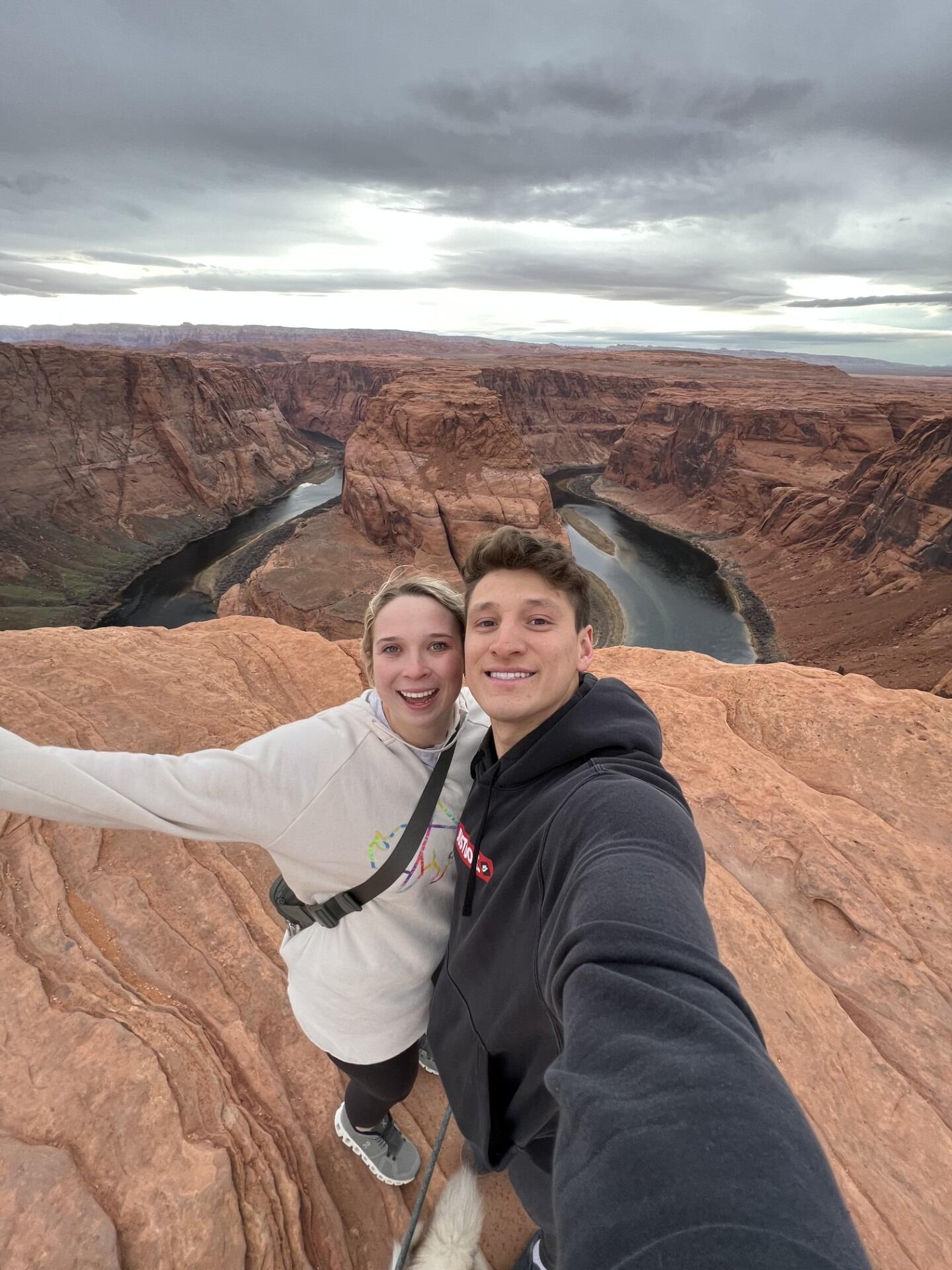 Before leaving Arizona, we had to visit Horseshoe Bend- Grand Canyon in Page, AZ! It was beautiful! 