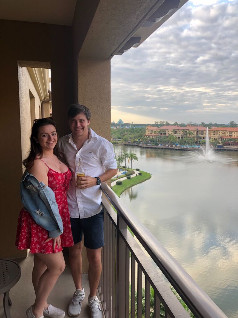 Patrick graduates college making the long distance a little less. 