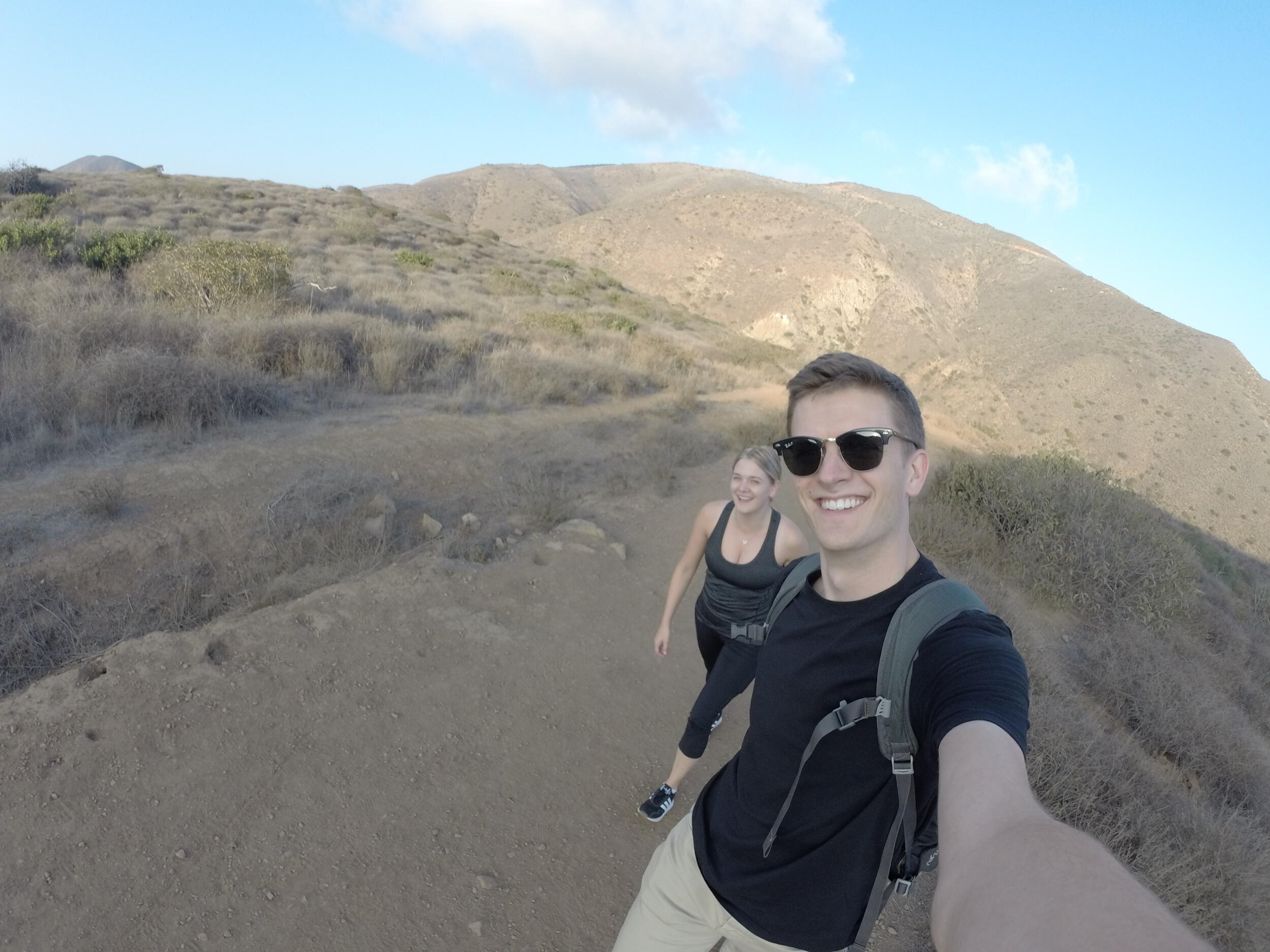 An innocent weekday hike, where Katie has no idea what's about to happen...