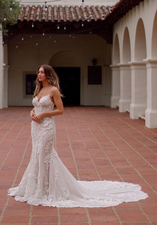 Romantic Lace Fit-and-Flare Wedding Dress