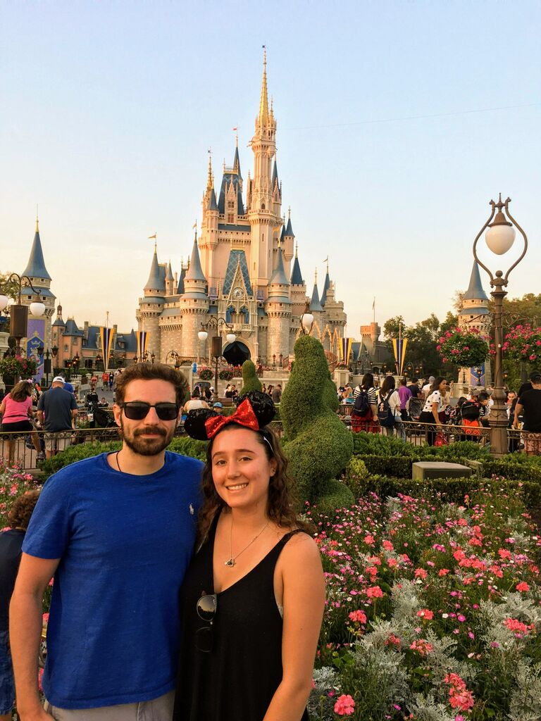 Our first trip of many to Disney World together 