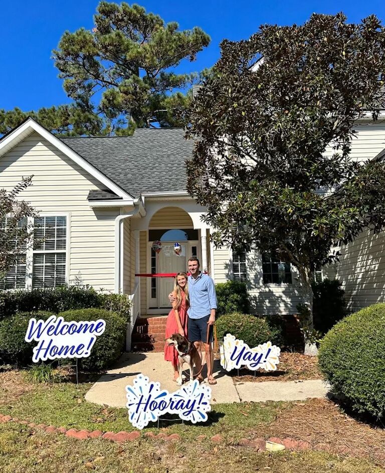 Bought their first home in Charleston, South Carolina