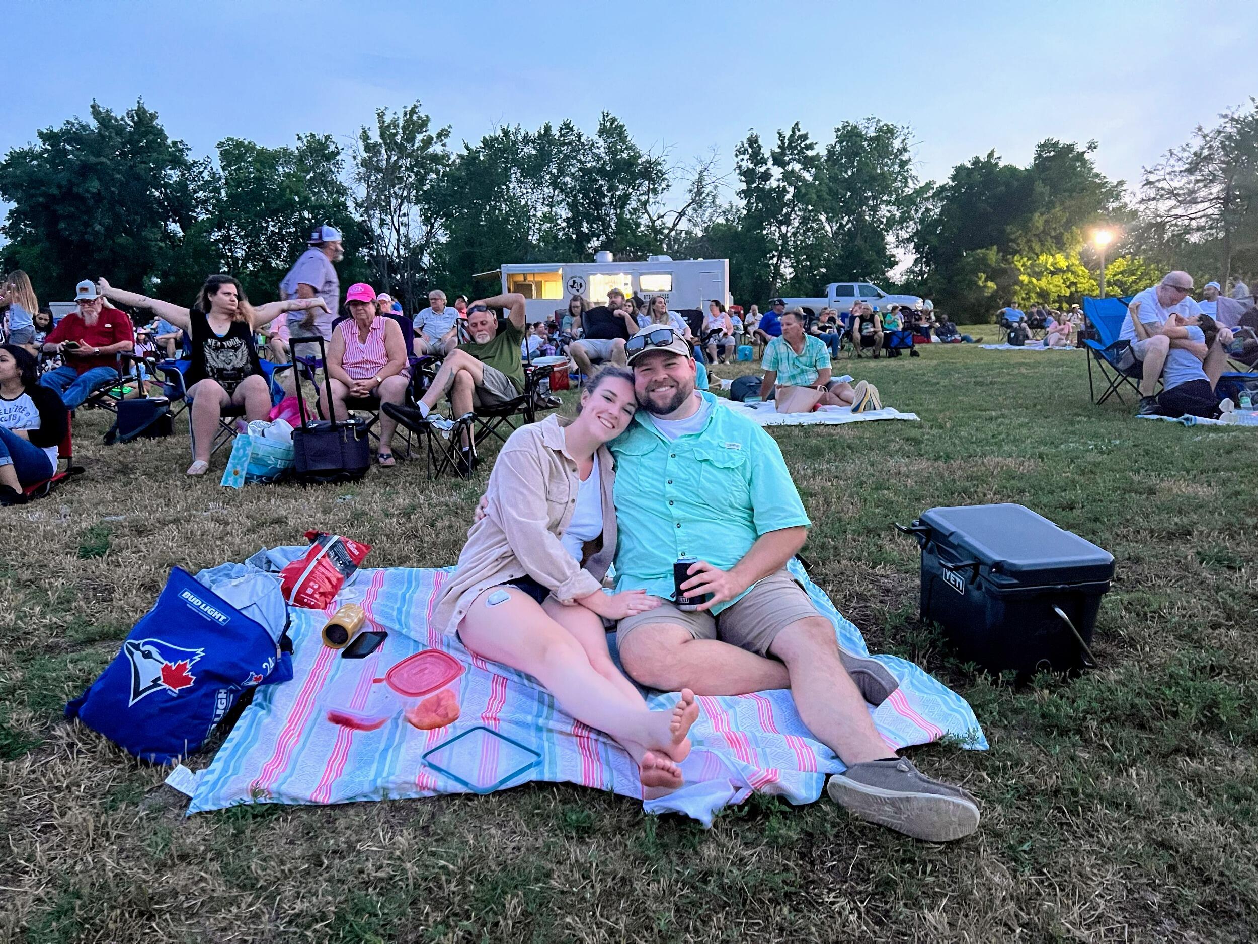 Saw some free outdoor concerts in College Station. 