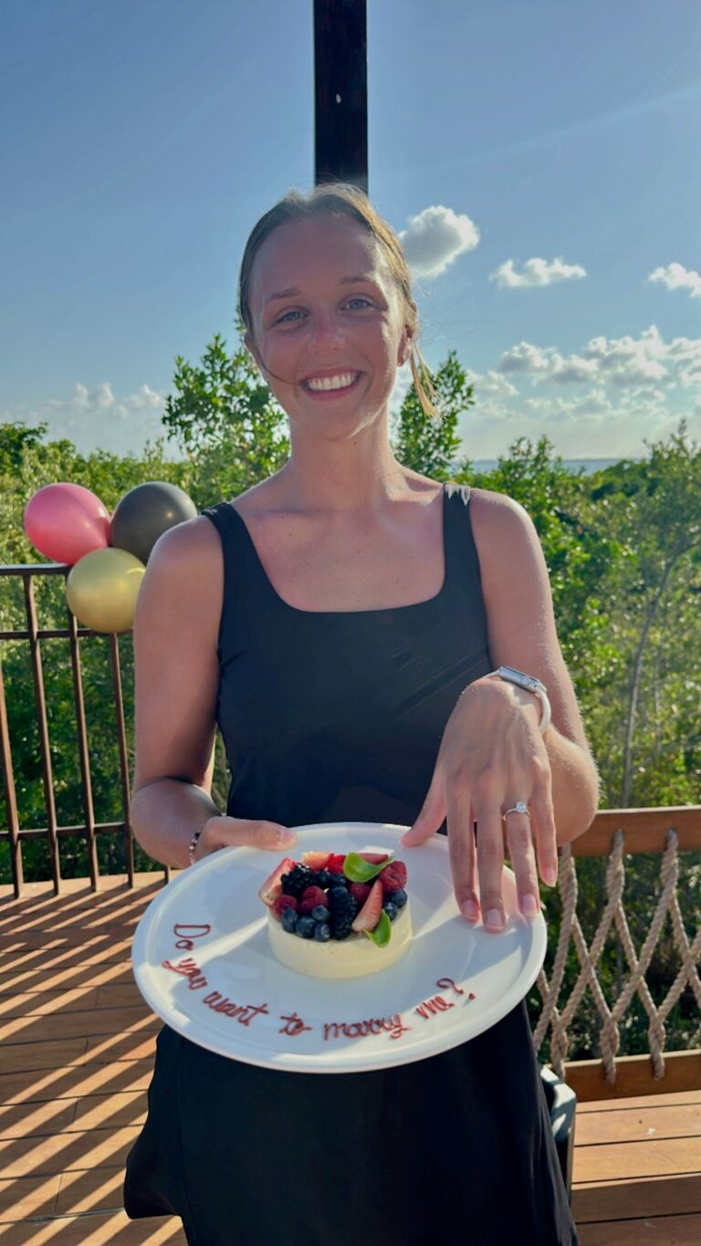 She said yes...