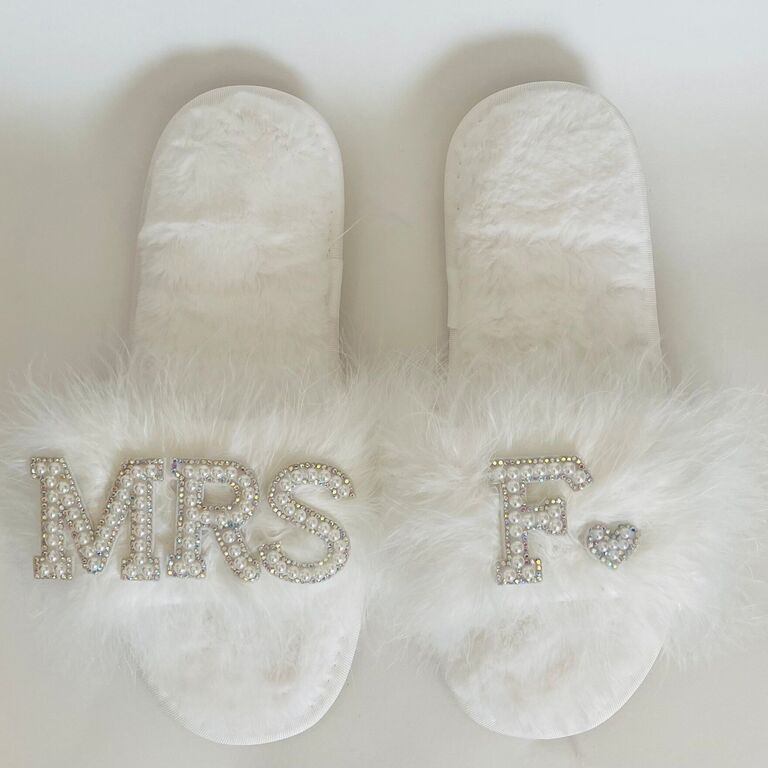 20 Bridal Slippers to Wear With Your Getting Ready Outfit