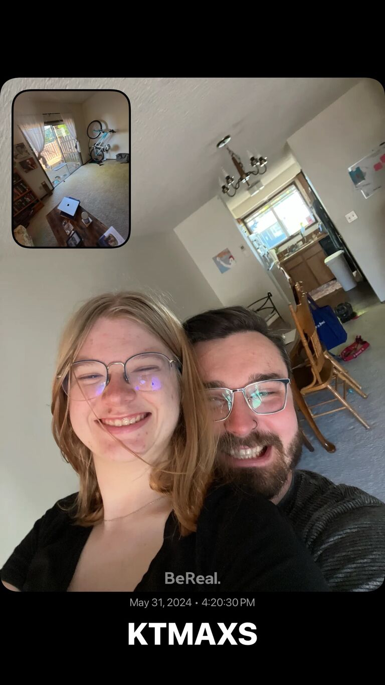 The first day back together after a loooooong month
