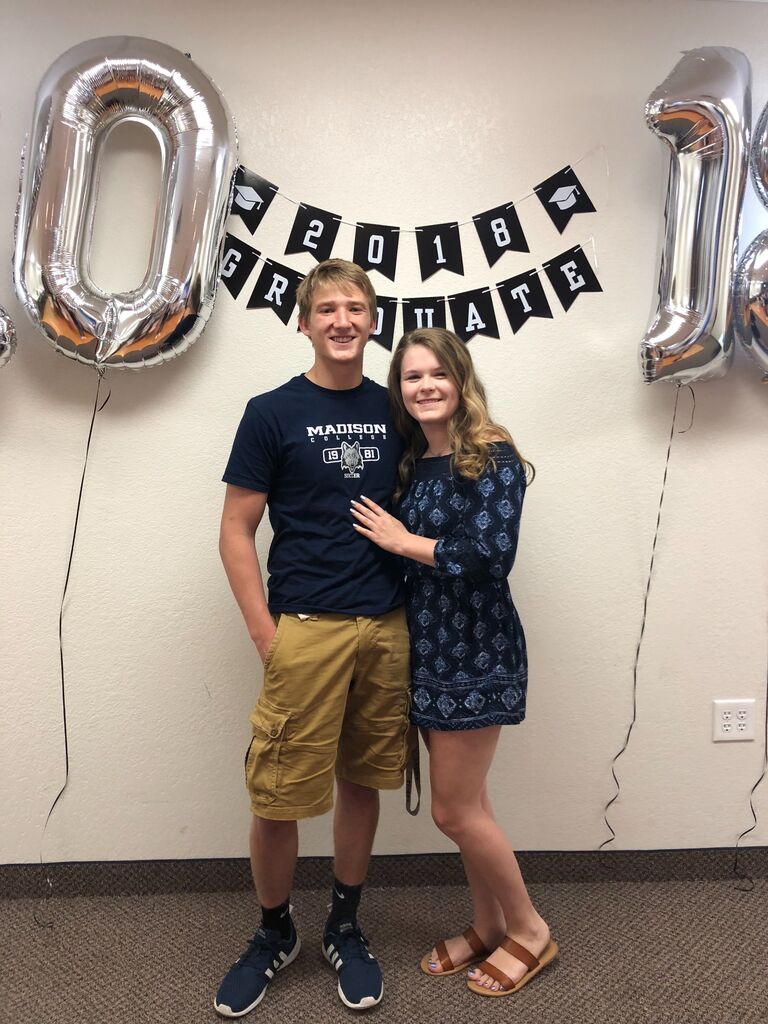 Our first ever picture together. We were just babies!