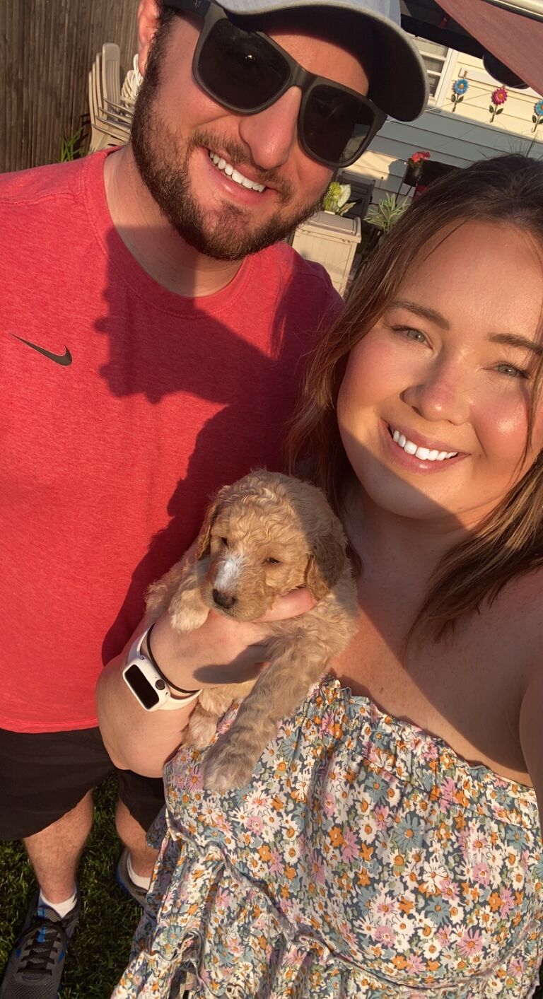 Bringing Benson Home!
We moved in together and got a puppy all in the same weekend! Benson is just as goofy and fun as ever! 