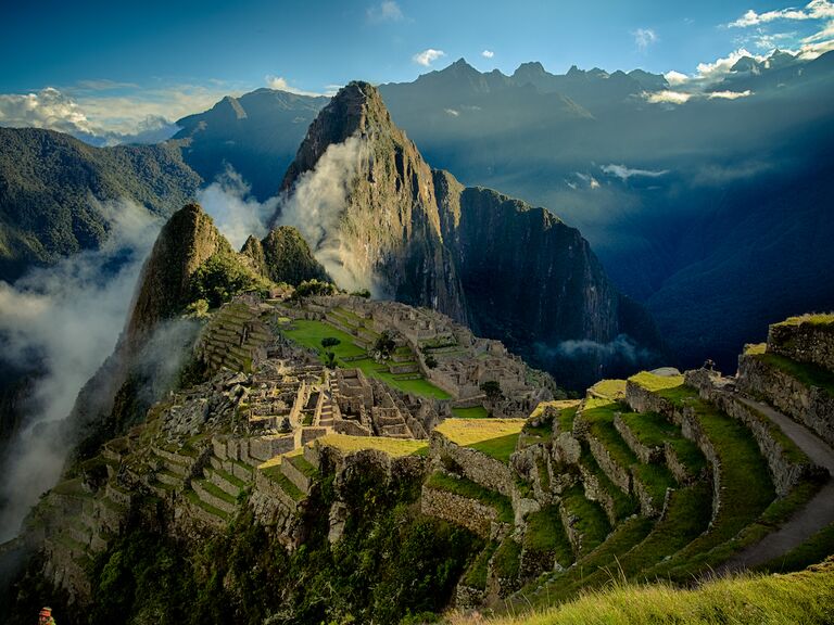 Majestic mountain landscape, Machu Picchu, Peru.