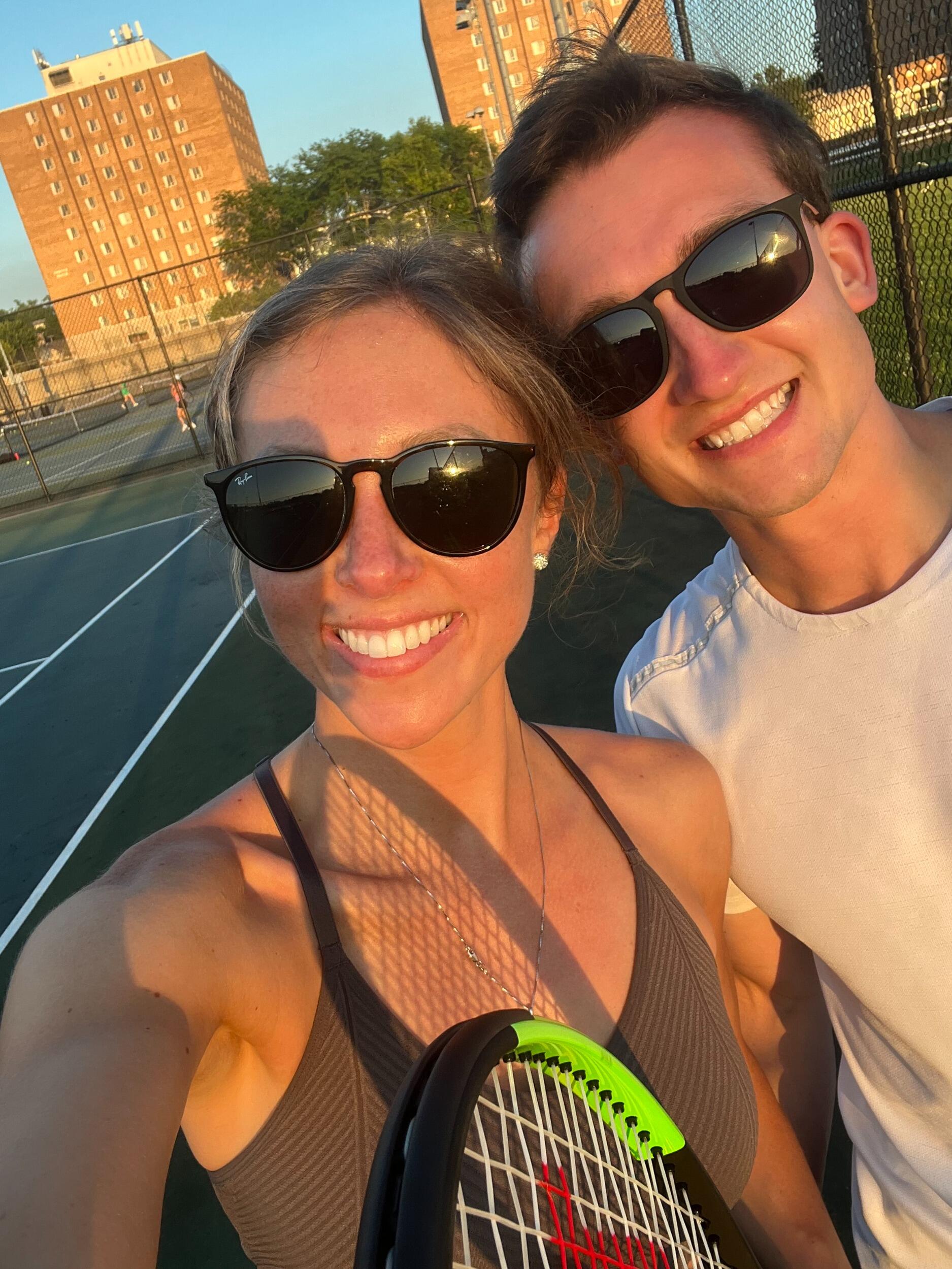Started playing tennis 