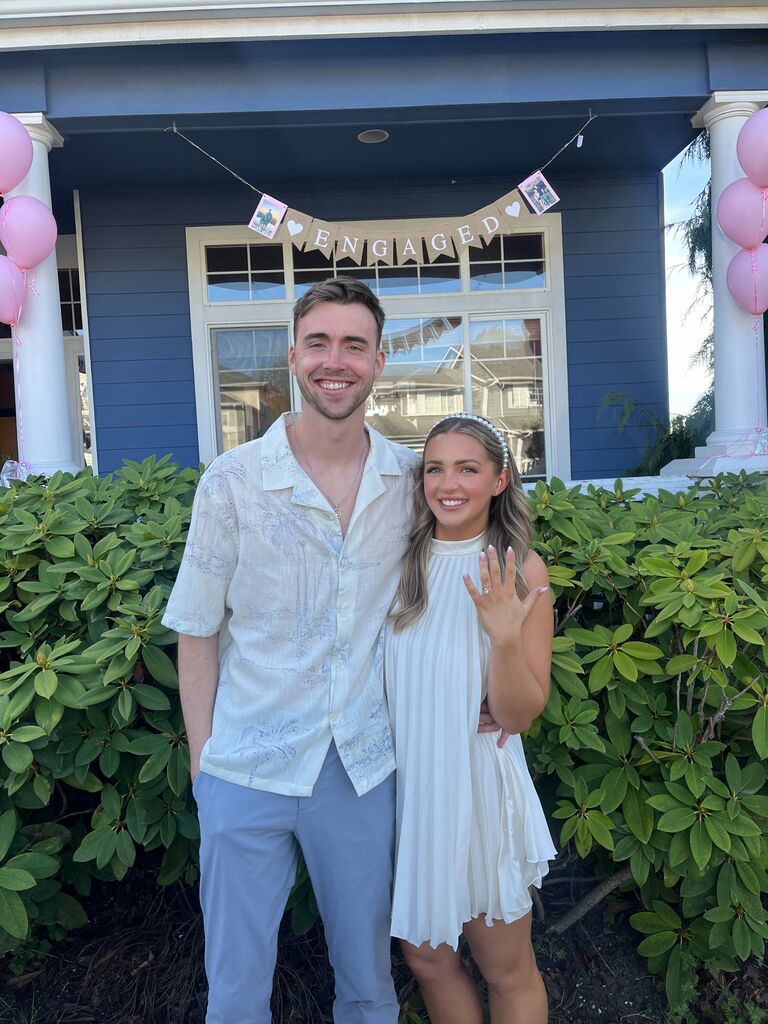 The most PERFECT engagement party. We cannot thank our moms enough for their help putting this together. It was intimate and beautiful and every little thing was amazing. 