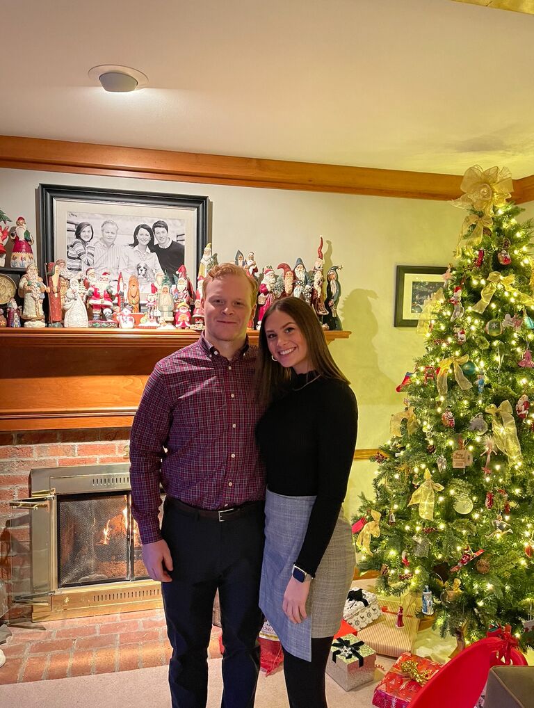 Our first Christmas together in Delafield