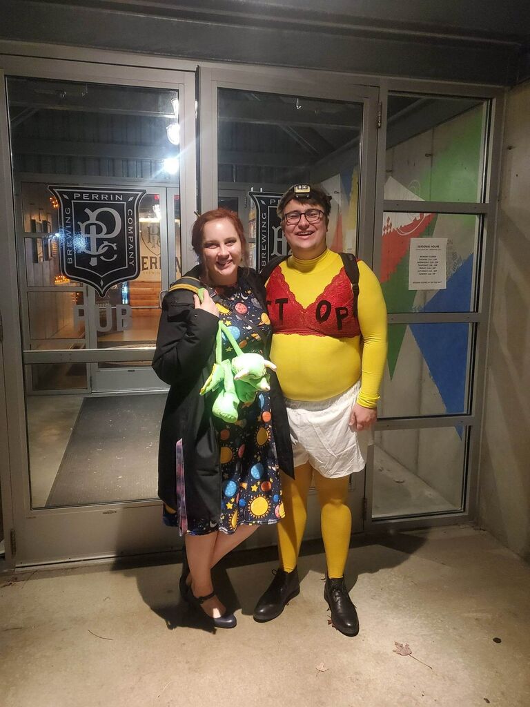 Amber's pick. Miss Frizzle and sexy school bus.
