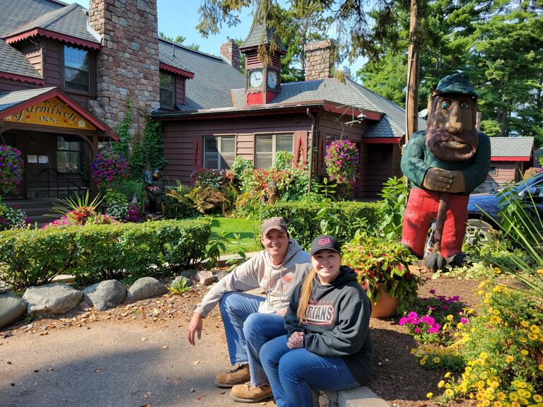 Four Wheeling to Garmisch Resort ~ Cable, WI