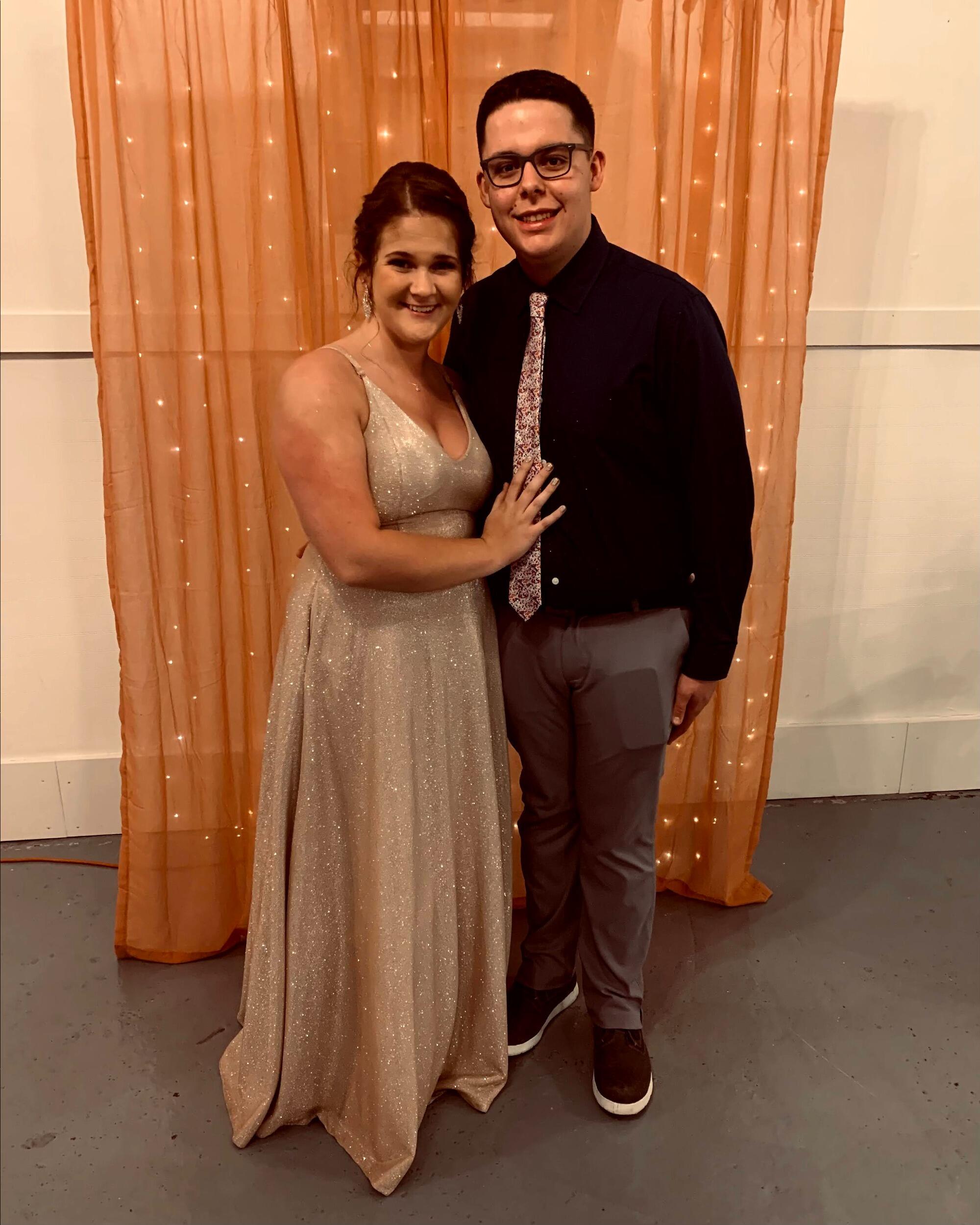 Our first wedding together!