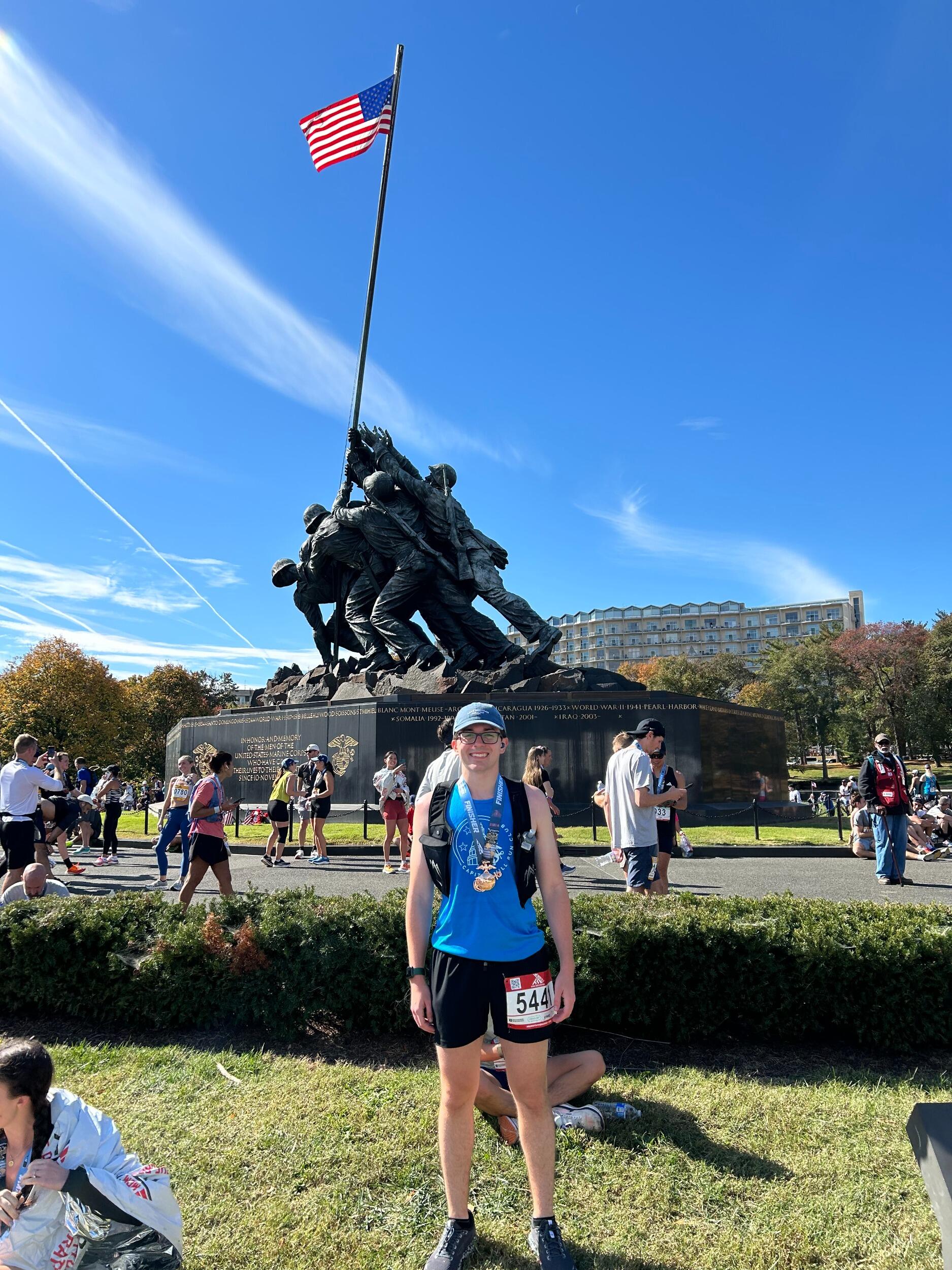 Charles after his first marathon!