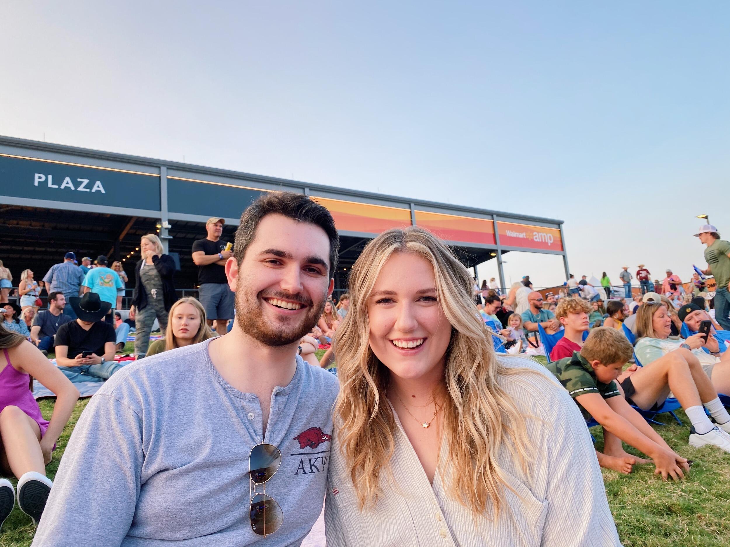 our first concert at the walmart amp
