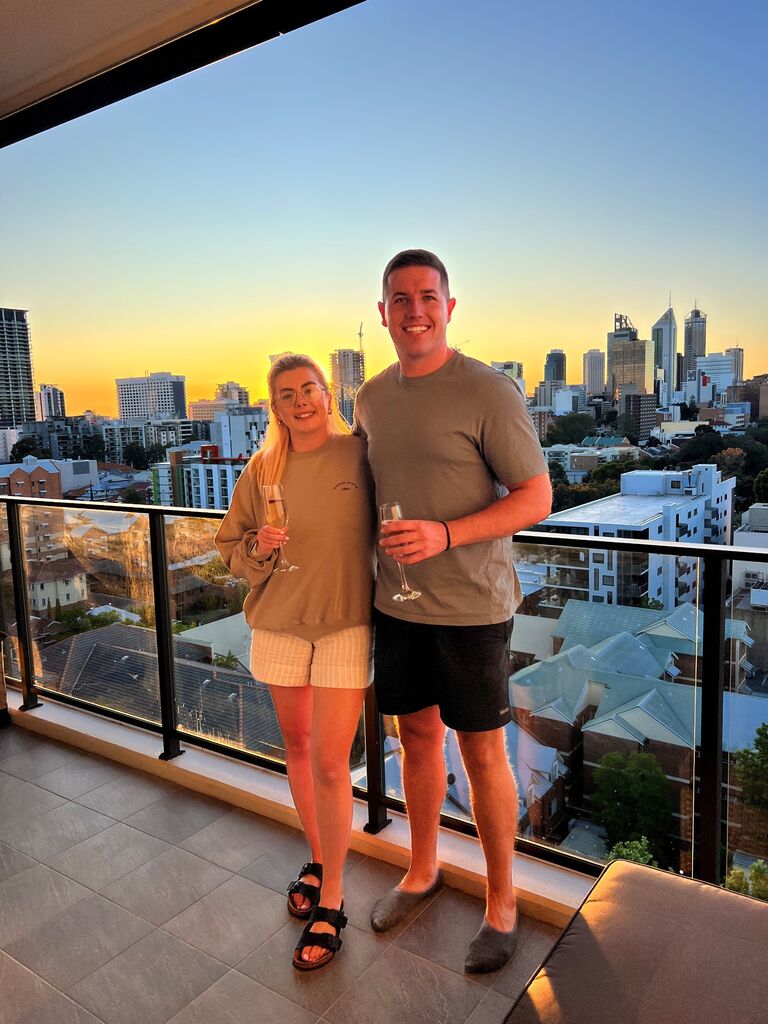 We arrived finally after just two and half years of waiting for our Australian visa. This was our first night in our new apartment.